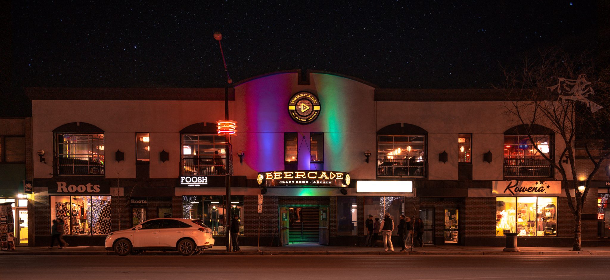 Beercade storefront on Whyte