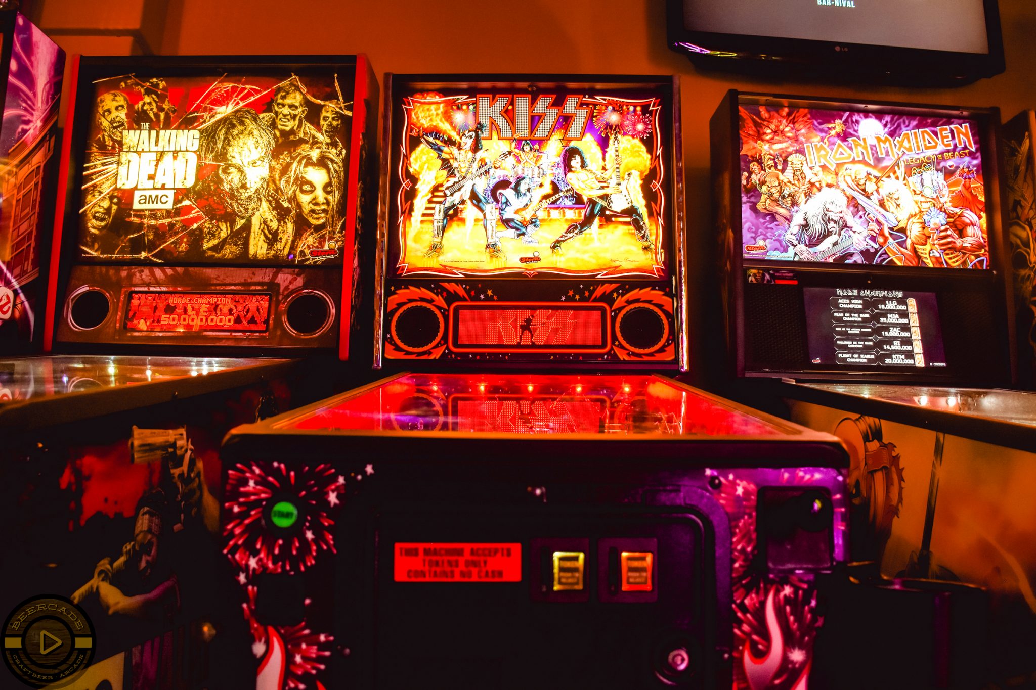 Pinball and arcade games at Beercade